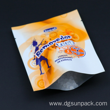 plastic flexible cosmetic sample packaging bag